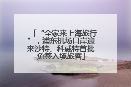 “全家来上海旅行”，浦东机场口岸迎来沙特、科威特首批免签入境旅客
