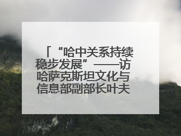 “哈中关系持续稳步发展”——访哈萨克斯坦文化与信息部副部长叶夫根尼·科切托夫