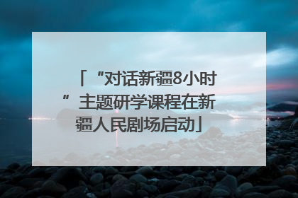“对话新疆8小时”主题研学课程在新疆人民剧场启动