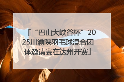 “巴山大峡谷杯”2025川渝陕羽毛球混合团体邀请赛在达州开赛