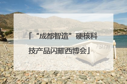 “成都智造”硬核科技产品闪耀西博会