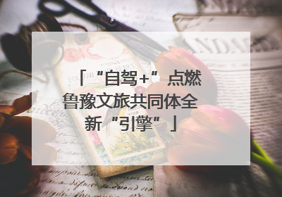 “自驾+”点燃鲁豫文旅共同体全新“引擎”