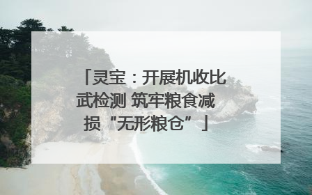 灵宝：开展机收比武检测 筑牢粮食减损“无形粮仓”