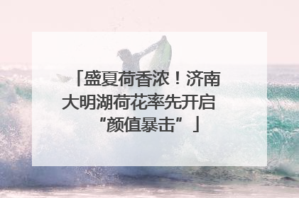 盛夏荷香浓！济南大明湖荷花率先开启“颜值暴击”