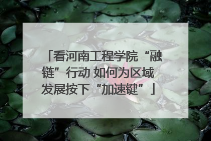 看河南工程学院“融链”行动 如何为区域发展按下“加速键”