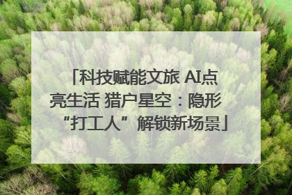 科技赋能文旅 AI点亮生活 猎户星空：隐形“打工人”解锁新场景