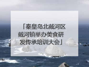 秦皇岛北戴河区戴河镇举办美食研发传承培训大会