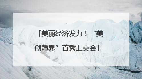 美丽经济发力！“美创静界”首秀上交会