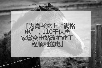 为高考充上“满格电”，110千伏唐家墩变电站改扩建工程顺利送电