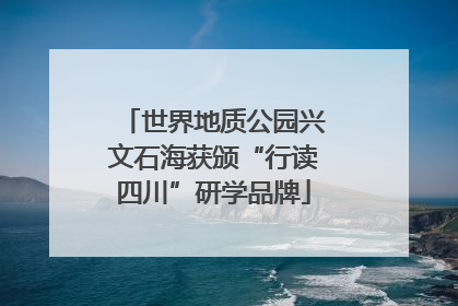 世界地质公园兴文石海获颁“行读四川”研学品牌