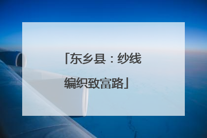 东乡县：纱线编织致富路