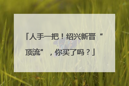 人手一把！绍兴新晋“顶流”，你买了吗？