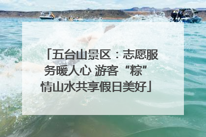 五台山景区：志愿服务暖人心 游客“粽”情山水共享假日美好