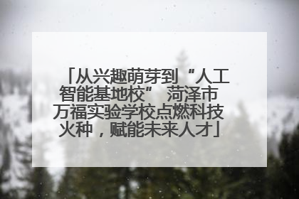 从兴趣萌芽到“人工智能基地校” 菏泽市万福实验学校点燃科技火种，赋能未来人才