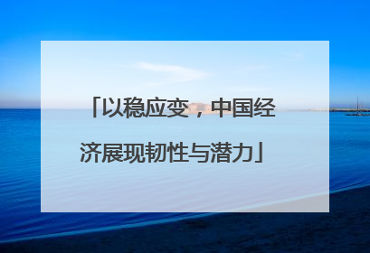 以稳应变,中国经济展现韧性与潜力