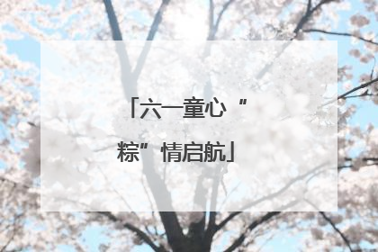 六一童心“粽”情启航