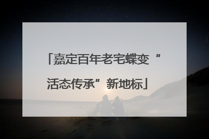 嘉定百年老宅蝶变“活态传承”新地标
