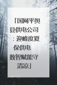 国网平舆县供电公司：迎峰度夏保供电  数智赋能守清凉