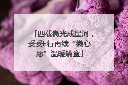 四载微光成星河，妥妥E行再续“微心愿”温暖篇章