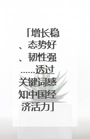 增长稳、态势好、韧性强……透过关键词感知中国经济活力