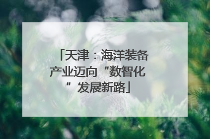 天津：海洋装备产业迈向“数智化”发展新路