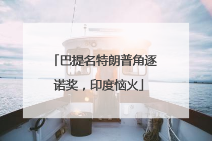 巴提名特朗普角逐诺奖，印度恼火