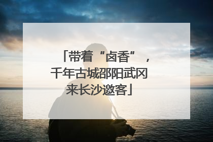 带着“卤香”，千年古城邵阳武冈来长沙邀客