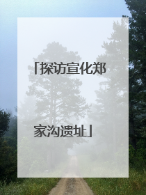 探访宣化郑家沟遗址