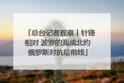 总台记者观察丨针锋相对 波罗的海成北约俄罗斯对抗最前线