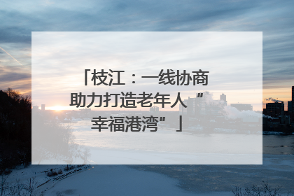 枝江：一线协商助力打造老年人“幸福港湾”