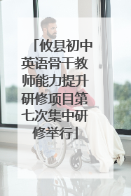 攸县初中英语骨干教师能力提升研修项目第七次集中研修举行