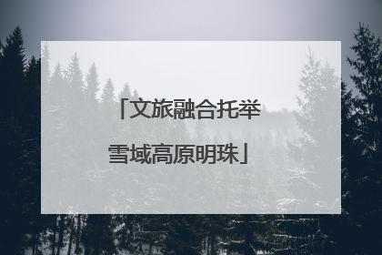 文旅融合托举雪域高原明珠