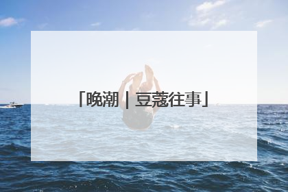 晚潮｜豆蔻往事