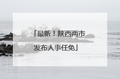最新！陕西两市发布人事任免