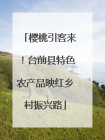 樱桃引客来！台前县特色农产品映红乡村振兴路