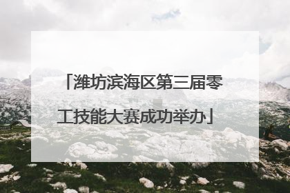 潍坊滨海区第三届零工技能大赛成功举办