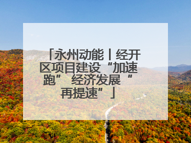 永州动能丨经开区项目建设“加速跑” 经济发展“再提速”