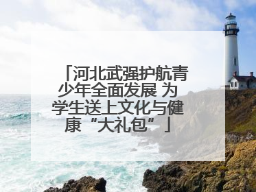 河北武强护航青少年全面发展 为学生送上文化与健康“大礼包”