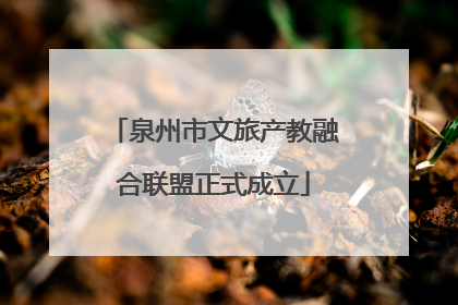 泉州市文旅产教融合联盟正式成立