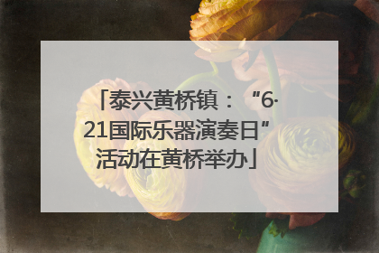 泰兴黄桥镇：“6·21国际乐器演奏日”活动在黄桥举办