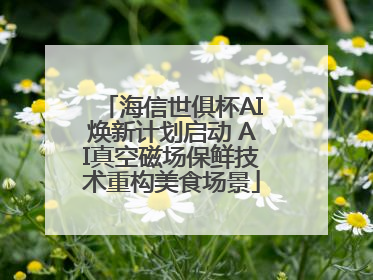 海信世俱杯AI焕新计划启动 AI真空磁场保鲜技术重构美食场景