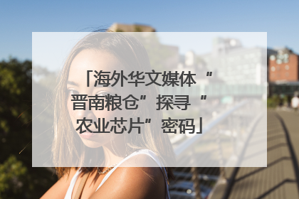 海外华文媒体“晋南粮仓”探寻“农业芯片”密码