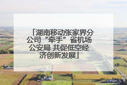 湖南移动张家界分公司“牵手”省机场公安局 共促低空经济创新发展
