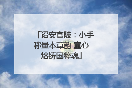 诏安官陂：小手称量本草韵 童心熔铸国粹魂