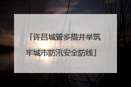 许昌城管多措并举筑牢城市防汛安全防线