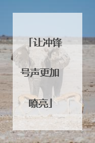 让冲锋号声更加嘹亮