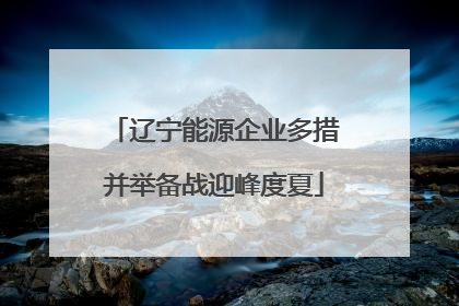辽宁能源企业多措并举备战迎峰度夏
