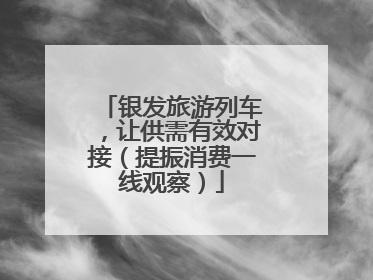 银发旅游列车，让供需有效对接（提振消费一线观察）