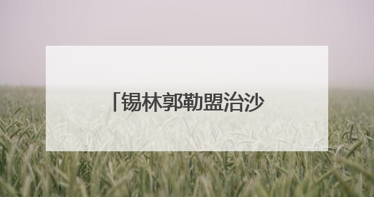 锡林郭勒盟治沙小妙招 给沙地吃上“营养餐”