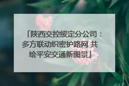 陕西交控绥定分公司：多方联动织密护路网 共绘平安交通新图景